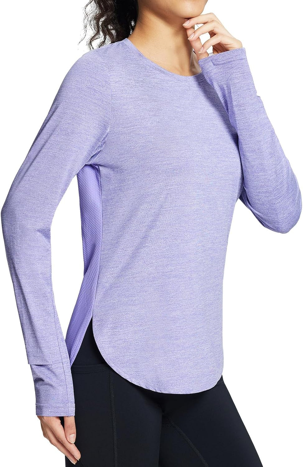 Long Sleeve Workout Tops for Women Running Athletic Shirts Active Quick Dry Lightweight Moisture Wicking