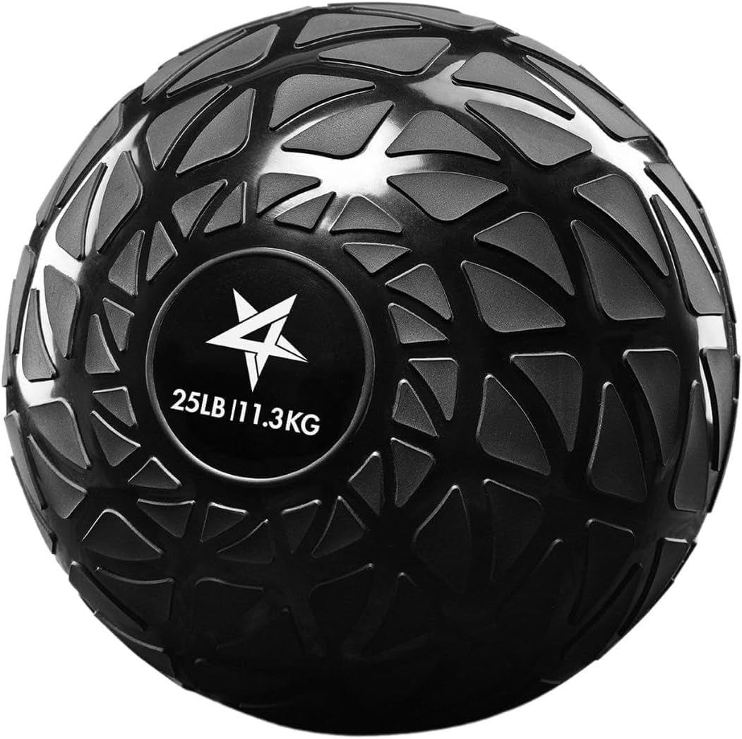 Slam Balls, 10-40Lb Medicine Ball Weight, Durable PVC Sand Filled Workout Dynamic Medicine Ball for Core Strengthen
