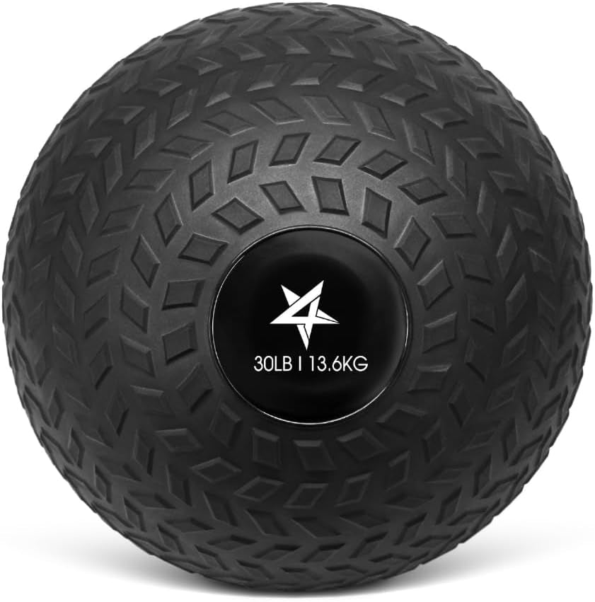 Slam Balls, 10-40Lb Medicine Ball Weight, Durable PVC Sand Filled Workout Dynamic Medicine Ball for Core Strengthen