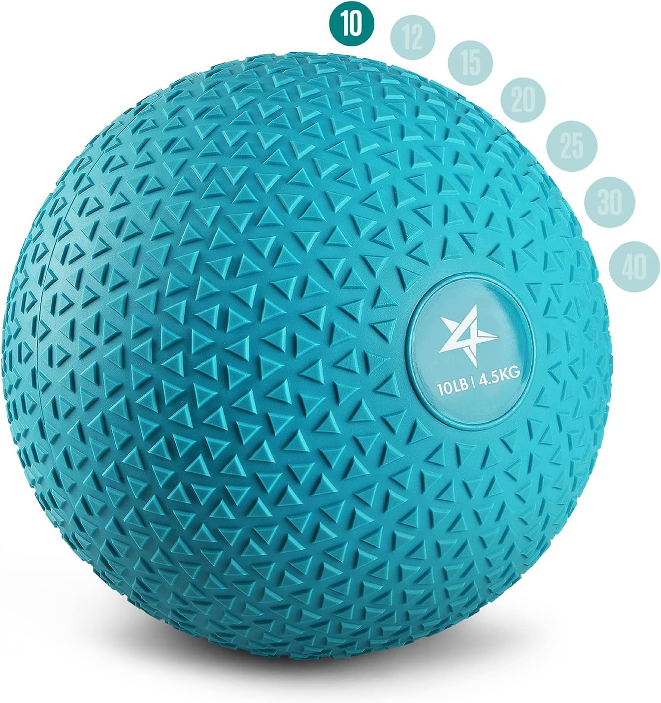 Slam Balls, 10-40Lb Medicine Ball Weight, Durable PVC Sand Filled Workout Dynamic Medicine Ball for Core Strengthen