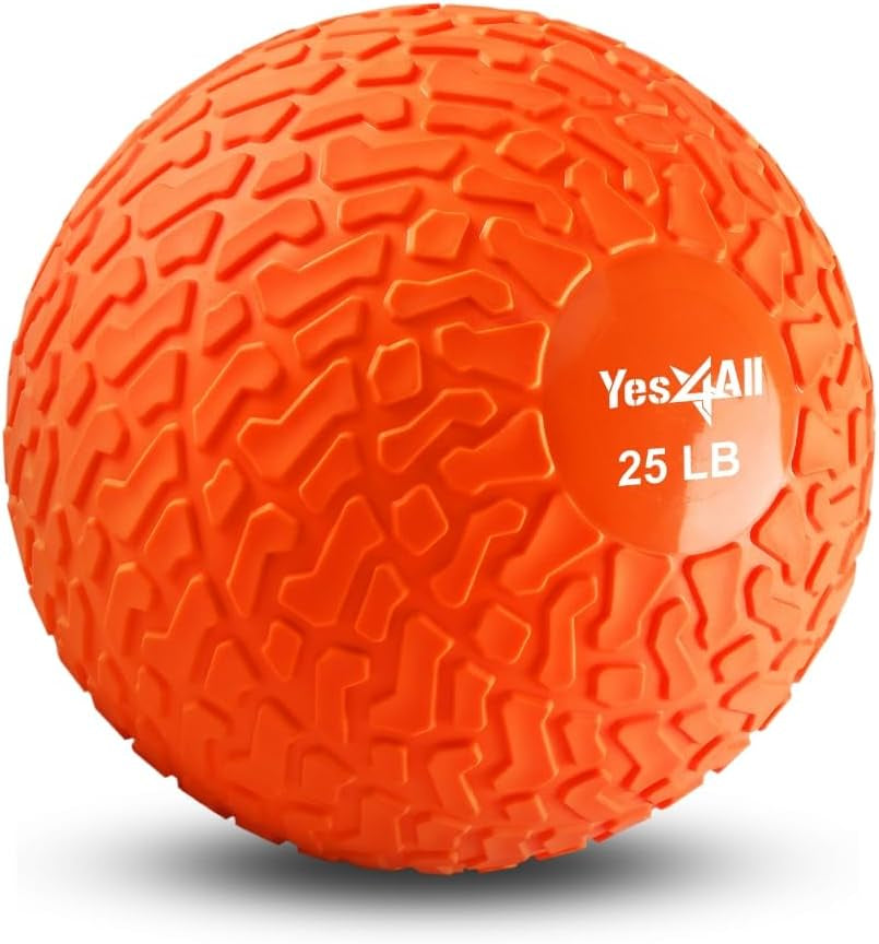 Slam Balls, 10-40Lb Medicine Ball Weight, Durable PVC Sand Filled Workout Dynamic Medicine Ball for Core Strengthen
