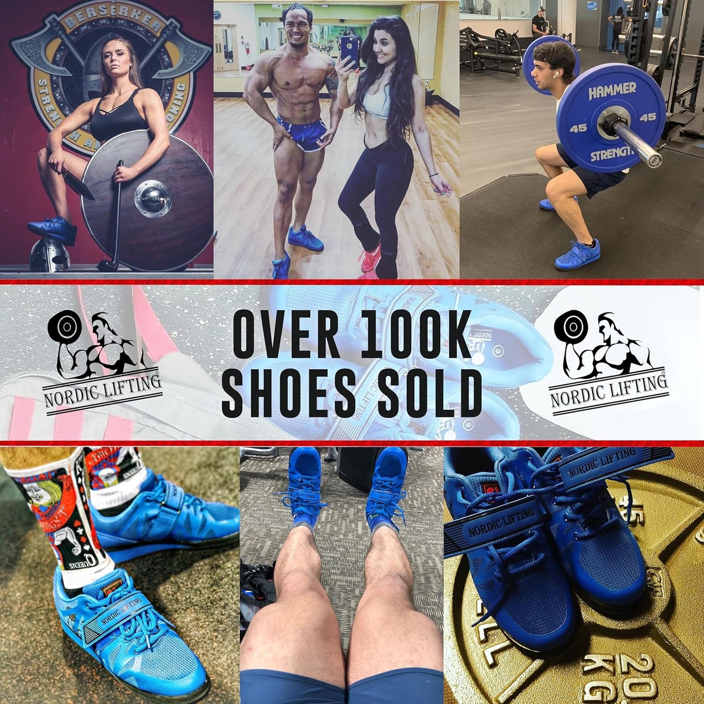 Men's Powerlifting Shoes for Heavy Weightlifting - MEGIN Squat Shoe