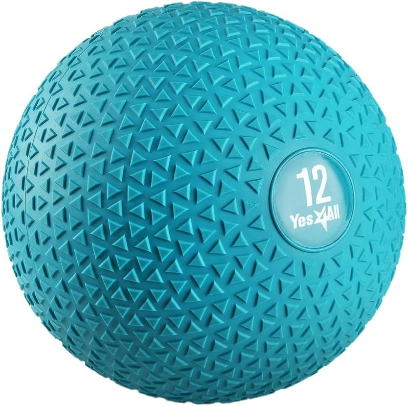 Slam Balls, 10-40Lb Medicine Ball Weight, Durable PVC Sand Filled Workout Dynamic Medicine Ball for Core Strengthen